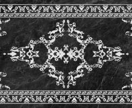 Керамогранит SG592702R Риальто серый тёмный декорированный лапатированный 119.5x238.5 от Kerama Marazzi