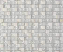 Мозаика PIX715 Мозаика из мрамора и стекла 15x15 300х300x8 от Pixmosaic