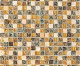 Мозаика PIX704 Мозаика из оникса и стекла 15x15 300х300x8 от Pixmosaic