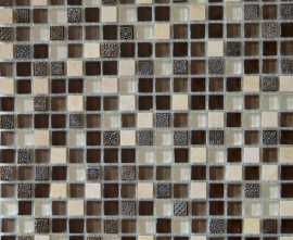Мозаика SMB 01 Камень и стекло 30x30 (чип 1.5x1.5) от TonoMosaic