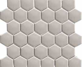 Мозаика MT20116 Hexagon small Grey Glossy 26.5х27.8 от StarMosaic