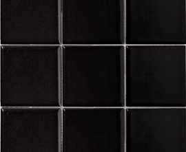 Мозаика MH80110 Black Matt 97x97 300х300х6 от StarMosaic