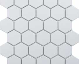 Мозаика Hexagon small White Matt (MT31000/IDL1005) 27.8х26.5 от StarMosaic