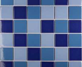 Мозаика WB52200 Blue Mix Glossy 4.8x4.8 30.6х30.6х6 от StarMosaic