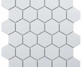 Мозаика Hexagon small White Glossy (IDL1001) 26.5х27.8 от StarMosaic