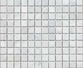 Мозаика DAO-536-23-4 Carrara мрамор 2.3х2.3 30х30 от DAO