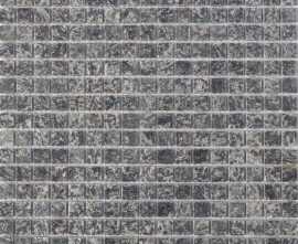 Мозаика СС-п6-15 Кварцит серебристый полированный 1.5*1.5 28.5*28.5 от Геомозаика
