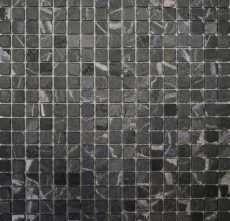 Мозаика МЧ-с6-15 мрамор черный 1,5х1,5 28.9х28.9 от Геомозаика