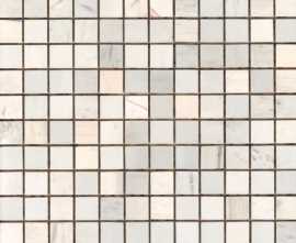 Мозаика MwP 23x23, натуральный мрамор (молочно-белый) сетка 30х30 от Натуральный камень