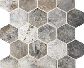 Мозаика Hexagon VLgP 64X74 305X305X8 от Натуральный камень