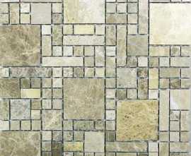 Мозаика Tetris из натурального камня 305*305 от Bonaparte