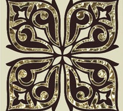 Мозаика Пегас золото 8х8 от Роскошная мозаика