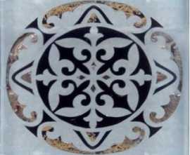Мозаика Ажур серый 6,6х6,6 от Роскошная мозаика