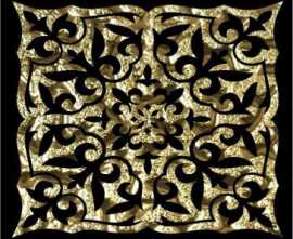Мозаика Катар золото 8х8 от Роскошная мозаика