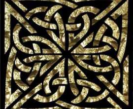 Мозаика Левадия золото 8х8 от Роскошная мозаика