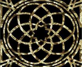 Мозаика Фортуна золото 8х8 от Роскошная мозаика
