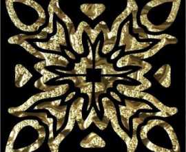 Мозаика Гламур золото 8х8 от Роскошная мозаика
