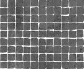 Мозаика MBS001 Про Лаймстоун Спакко мозаичный серый тёмный матовый 20х20 от Kerama Marazzi