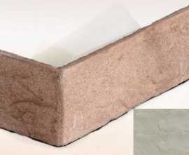Искусственный камень Аспен 01 угловая 60х190х90х15-25 от Ecostone