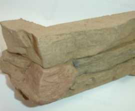 Искусственный камень 1-20-52 Безенгийская стена Угловой элемент 19х9х9.5 от Zikkurat