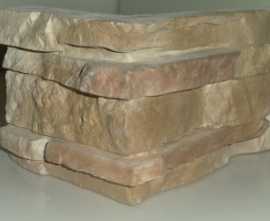 Искусственный камень Бергамо 05 угол 19.5x15(16x11) x12x 20(45) от Best Stone
