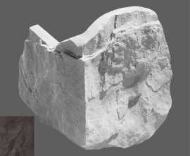 Искусственный камень Угол Бергамо 741 разноразмерный от Leonardo Stone