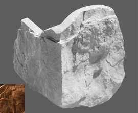 Искусственный камень Угол Бергамо 345 разноразмерный от Leonardo Stone