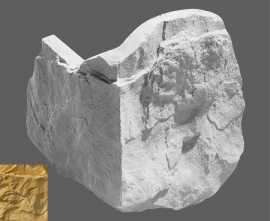 Искусственный камень Угол Бергамо 050 разноразмерный от Leonardo Stone