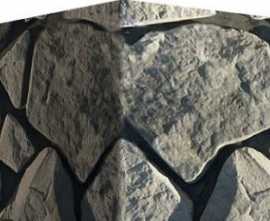 Искусственный камень 600-85 Рутланд угол 6,5-10 x 14,5-19 x 14,5-28 от White Hills