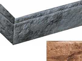 Искусственный камень 162612У Сан Марко медный угловой 100x192х62x12-15 от Bergstone