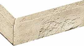 Искусственный камень 162401У Флоренция светло-бежевый угловой 100x218х70x17-20 от Bergstone
