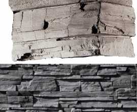 Искусственный камень 209-85 Фьорд Лэнд угол 7х26,5x10 (6х16,5x10) от White Hills