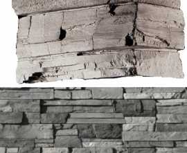 Искусственный камень 208-85 Фьорд Лэнд угол 7х26,5x10 (6х16,5x10) от White Hills