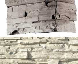 Искусственный камень 201-05 Фьорд Лэнд угол 7х26,5x10 (6х16,5x10) от White Hills