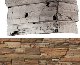 Искусственный камень 202-95 Фьорд Лэнд угол 7х26,5x10 (6х16,5x10) от White Hills