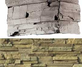 Искусственный камень 201-95 Фьорд Лэнд угол 7х26,5x10 (6х16,5x10) от White Hills
